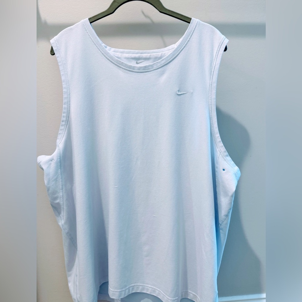 Nike Women's Light Blue Muscle Tee